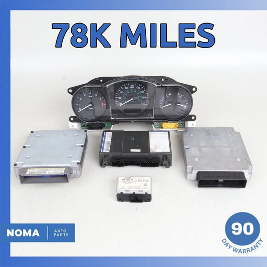 05-06 Jaguar XK8 ECU BCM Anti-Theft  Computer Modules Set w/ Cluster OEM 78k - photo 1