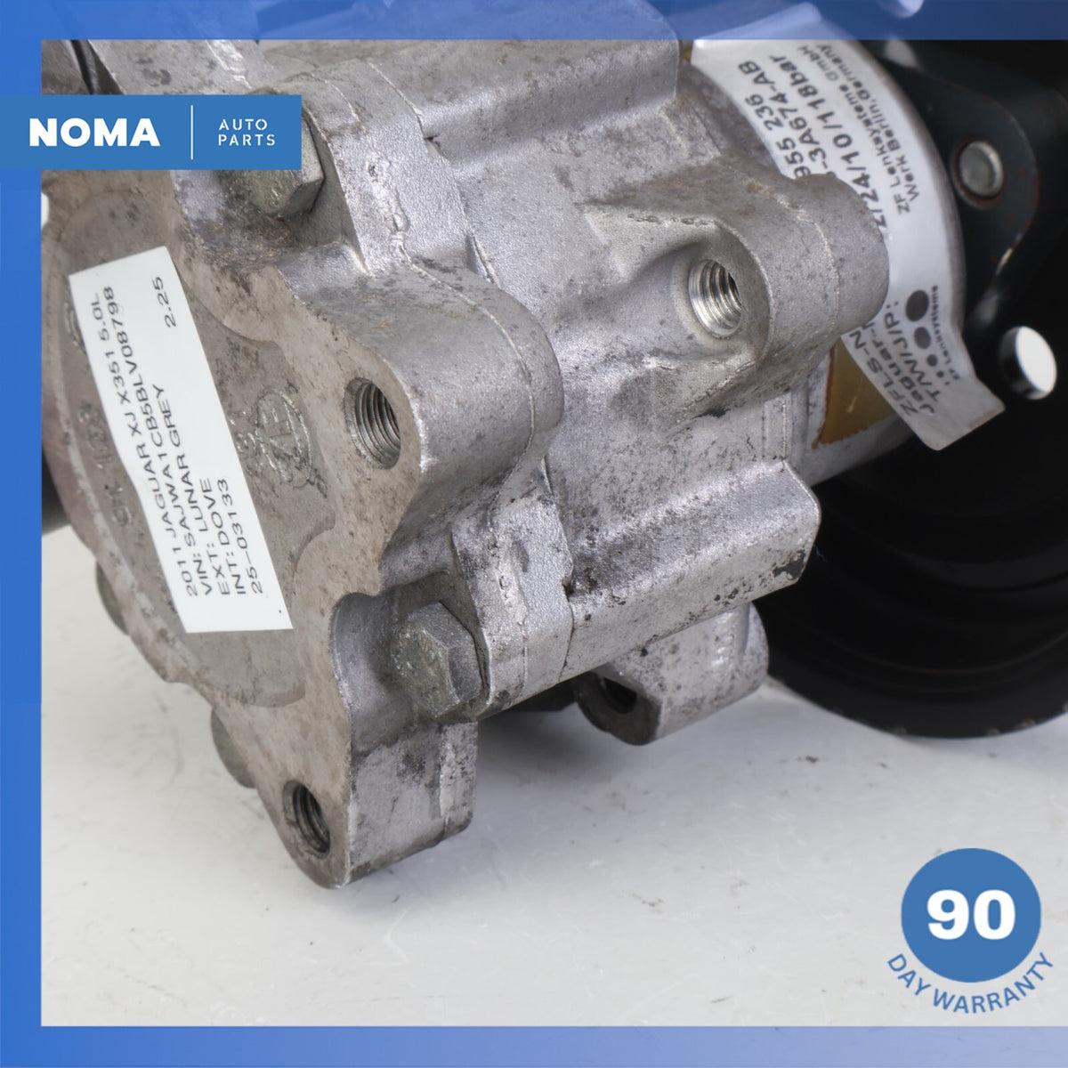 10-19 Jaguar X351 XJ 3.0L 5.0L Power Steering Pump Assembly 8W833A674AB OEM - photo 12