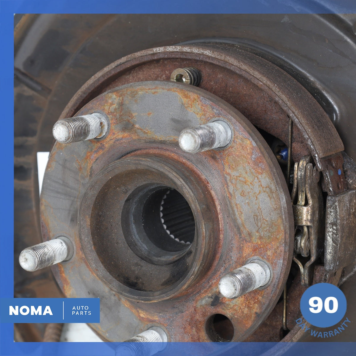 00-06 Jaguar X100 XKR XJ8 Rear Left Spindle Knuckle Hub w/ Shield OEM - photo 4