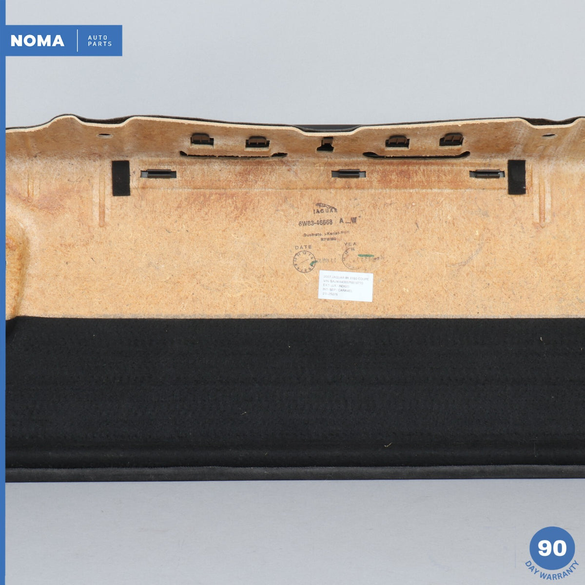 07-15 Jaguar XK XKR X150 Coupe Rear Interior Parcel Shelf 6W8346668AG OEM - photo 11