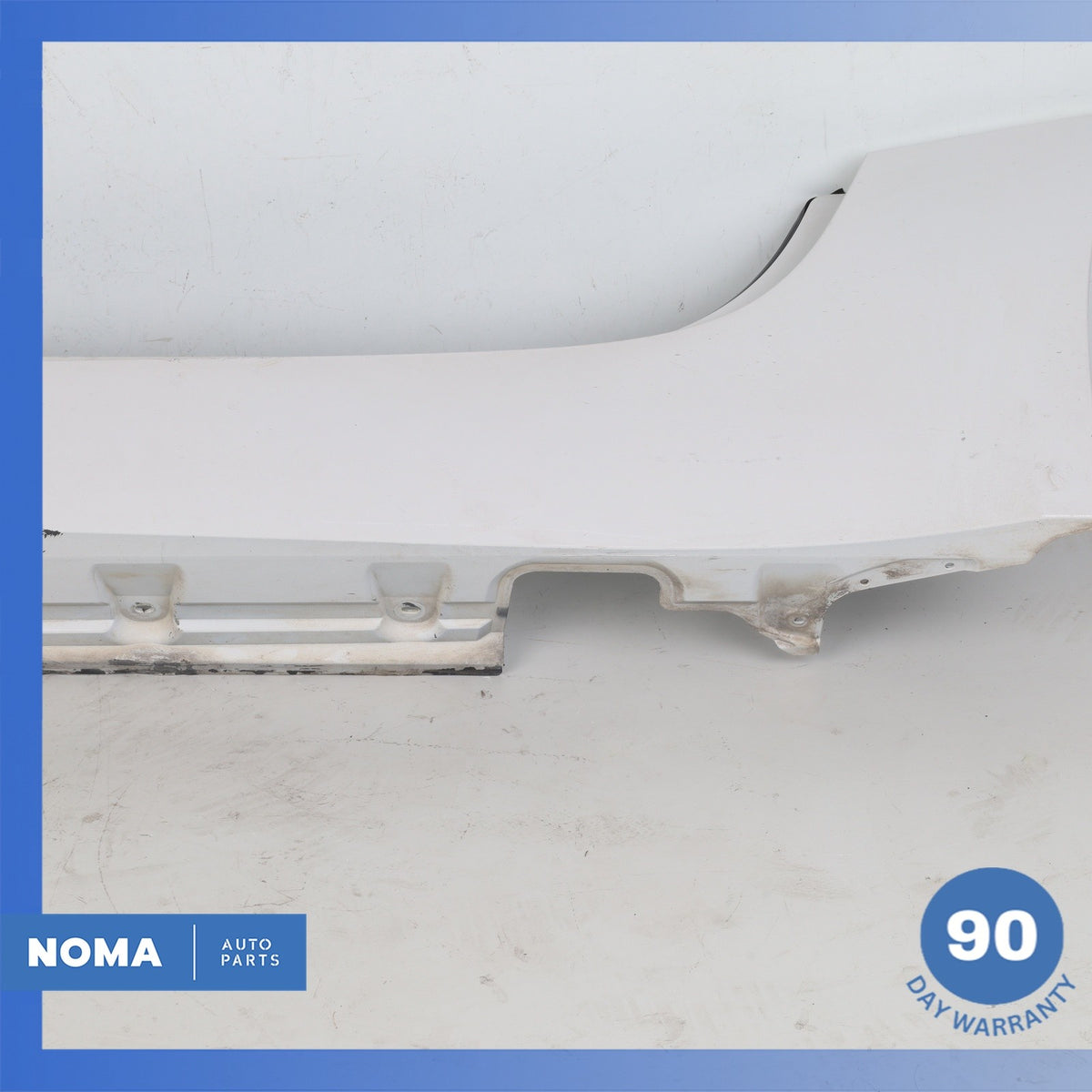 03-08 BMW E85 Z4 Base Left Driver Side Rocker Panel Side Skirt White OEM - photo 6