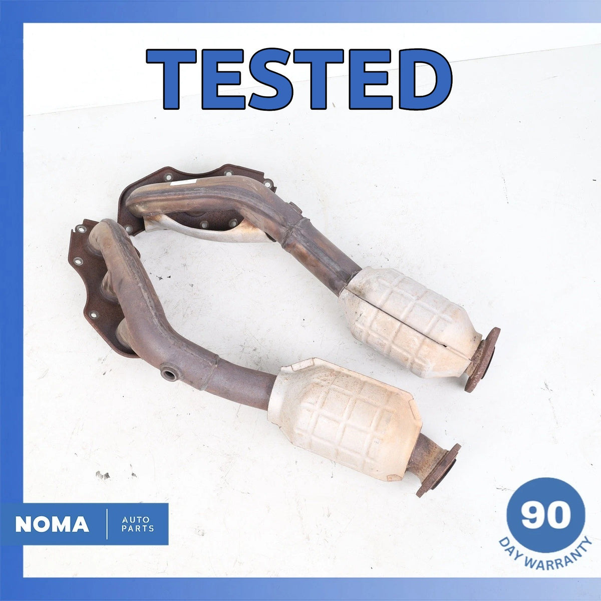 06-09 Lexus GSE20R IS250 2.5L RWD Left & Right Exhaust Manifold Downpipe Set OEM - photo 1