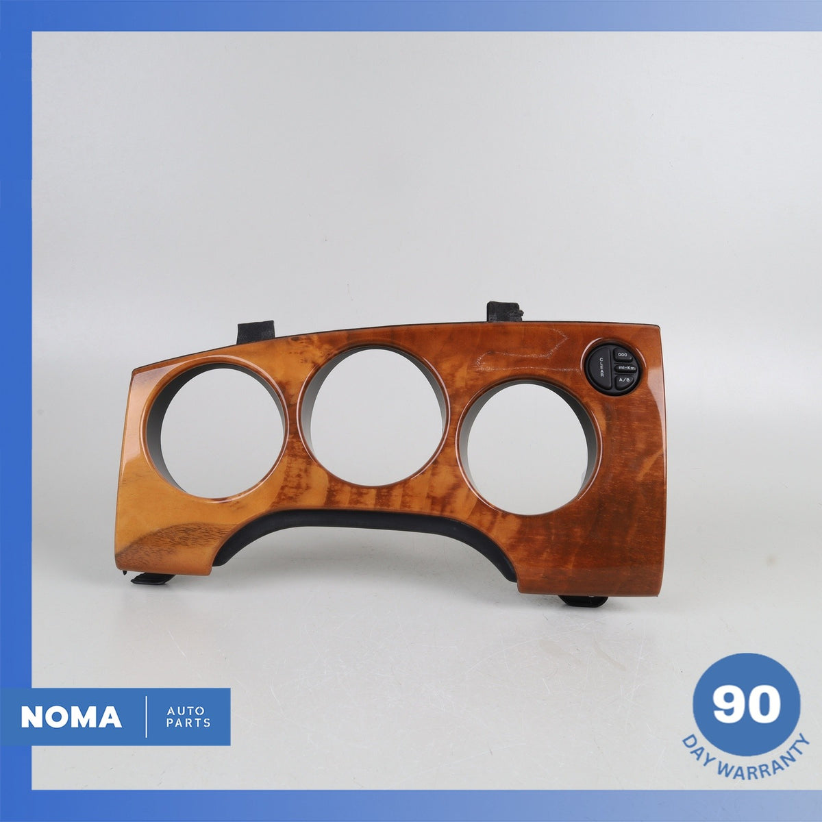 Jaguar X100 XKR Left Side Dash Instrument Cluster Bezel w/ Switch Wood OEM 82k - photo 2