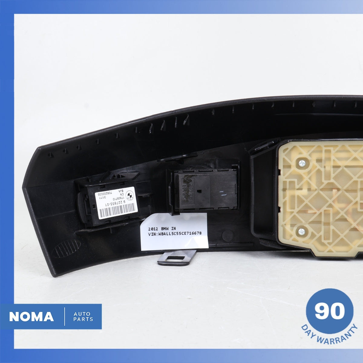 09-16 BMW E89 Z4 Right Passenger Side Seat Control Switch w/ Trim OEM - photo 10