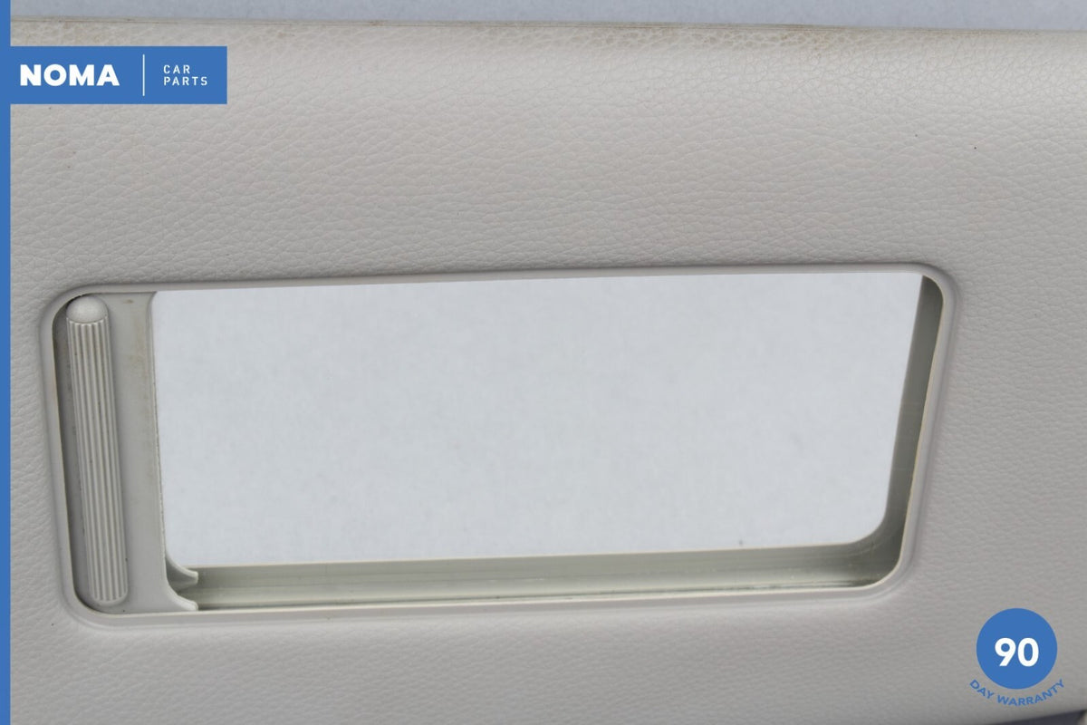 04-10 BMW 525i 530i E60 Left Driver Side Sun Visor w/ Vanity Mirror Gray OEM - photo 9