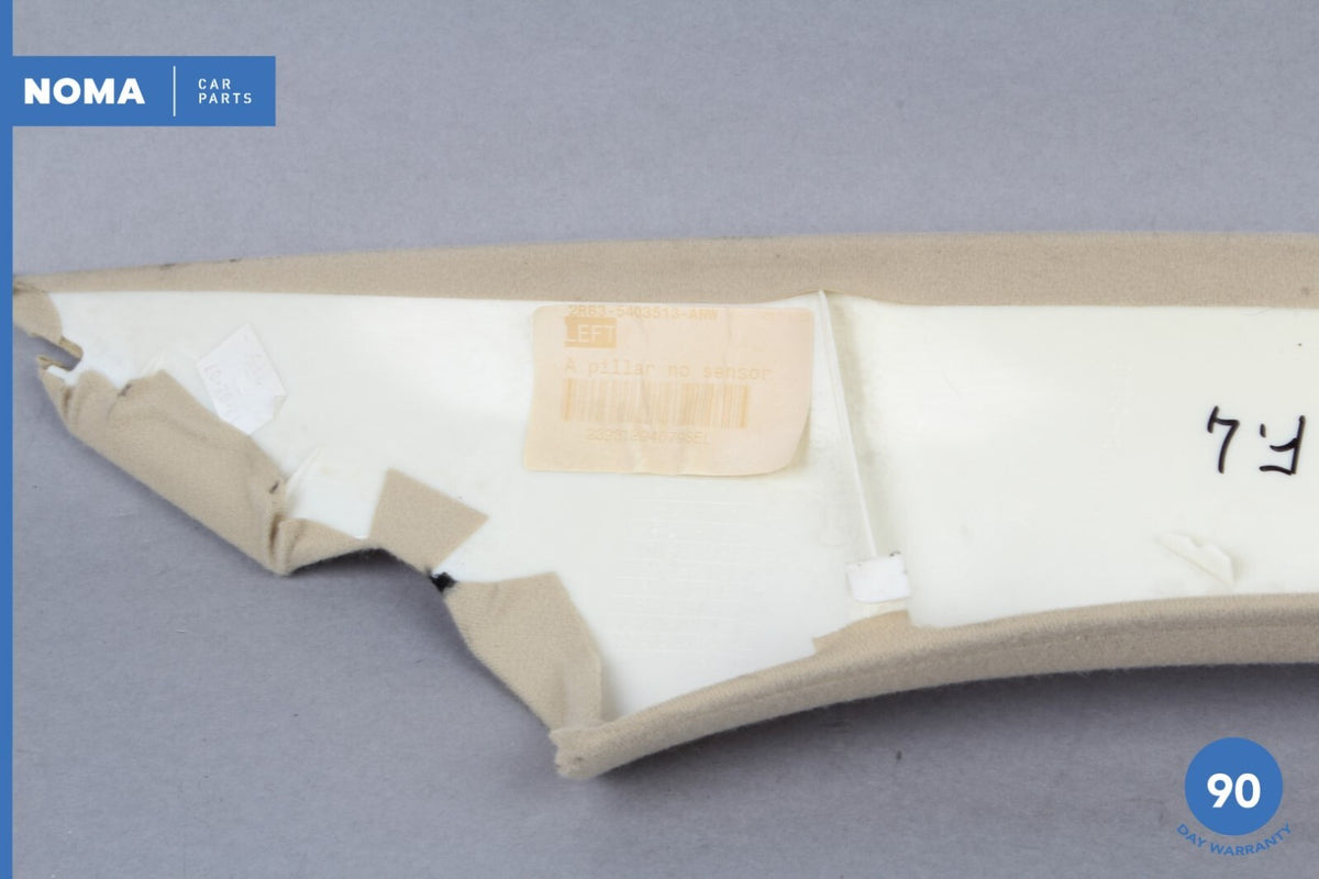 05-08 Jaguar S-Type X204 Front Left Driver Side A Pillar Cover Trim SEL OEM - photo 6