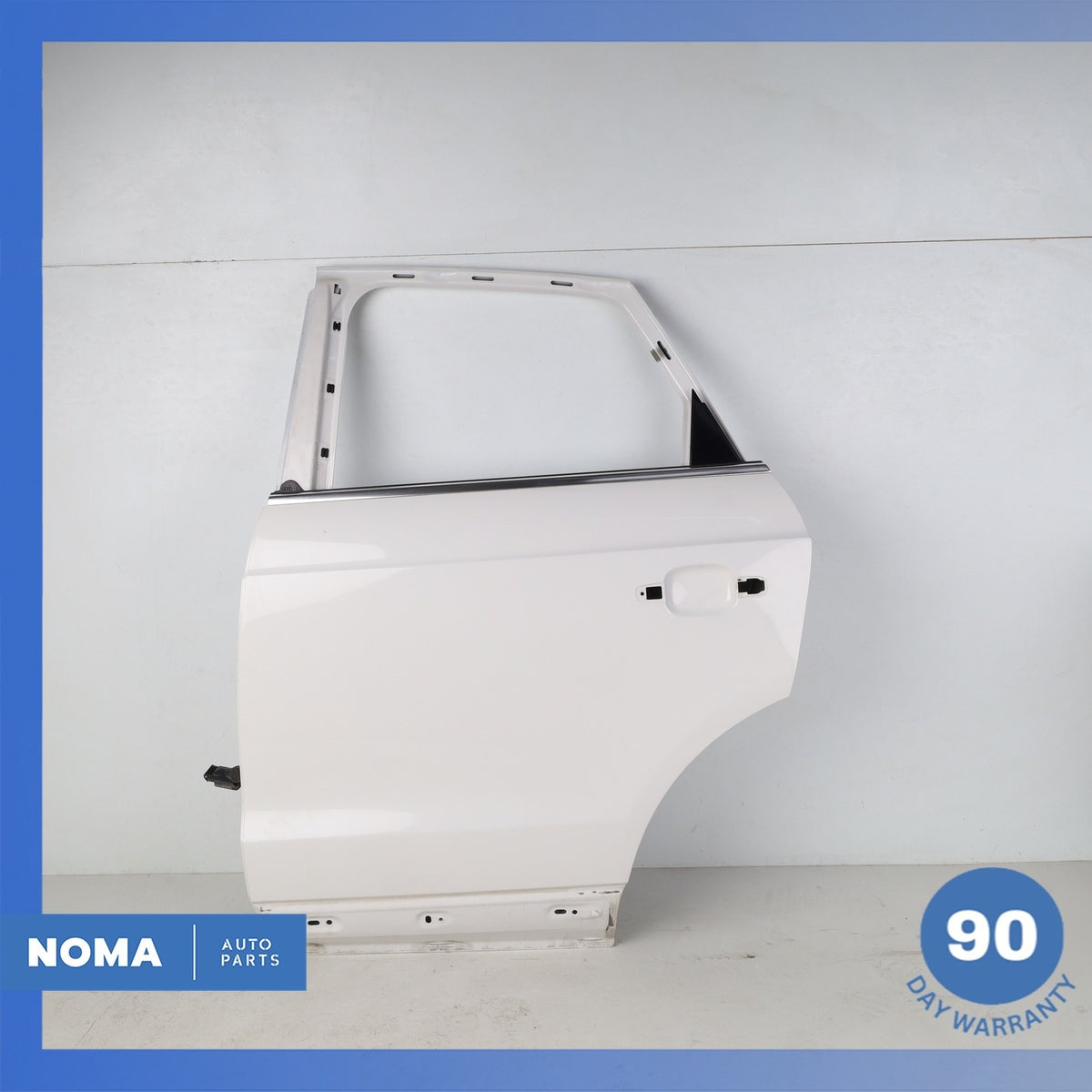 15-18 Audi 8U Q3 Rear Left Driver Side Door Panel Shell White 8U0833051B OEM - photo 1