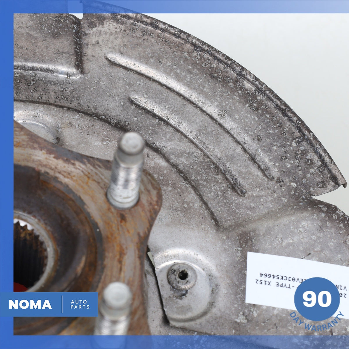 14-20 Jaguar X152 F-Type Rear Left Side Spindle Knuckle Hub w/ Shield OEM 67k - photo 4