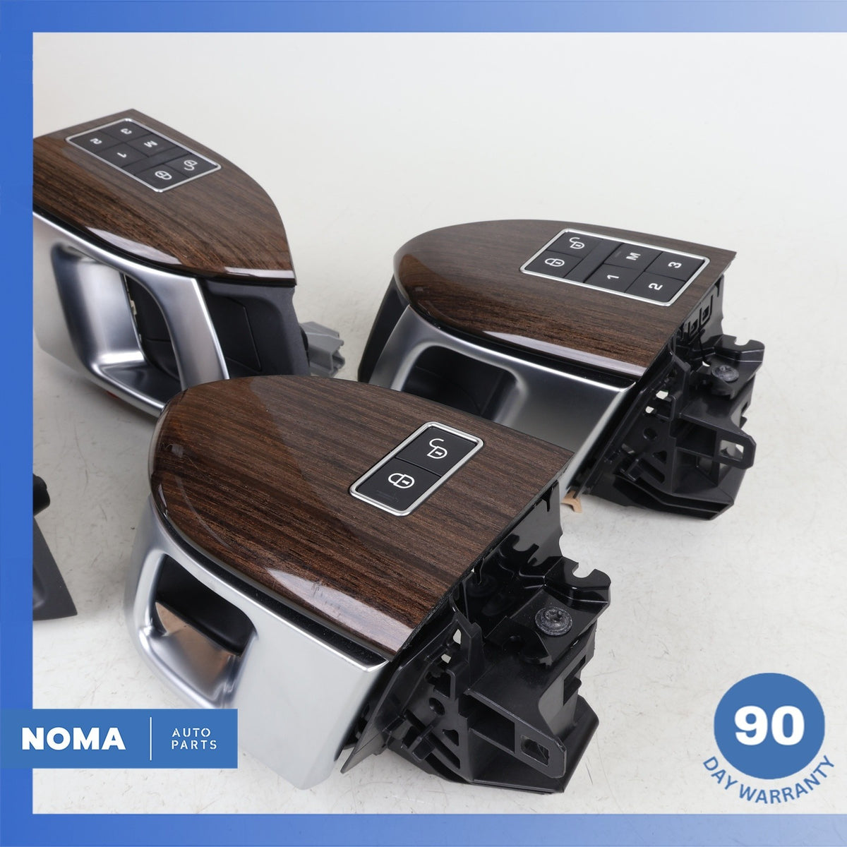 13-17 Range Rover Sport L494 L405 Interior Door Panel Door Handles Set Wood OEM - photo 4