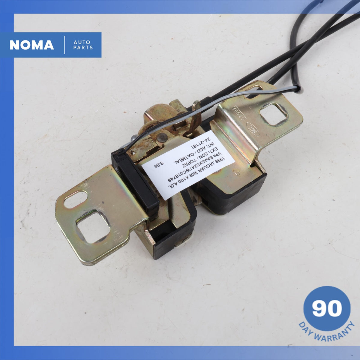 97-02 Jaguar X100 XK8 XKR Trunk Boot Latch Lock Mechanism w/ Cable GJE3500AA OEM - photo 9