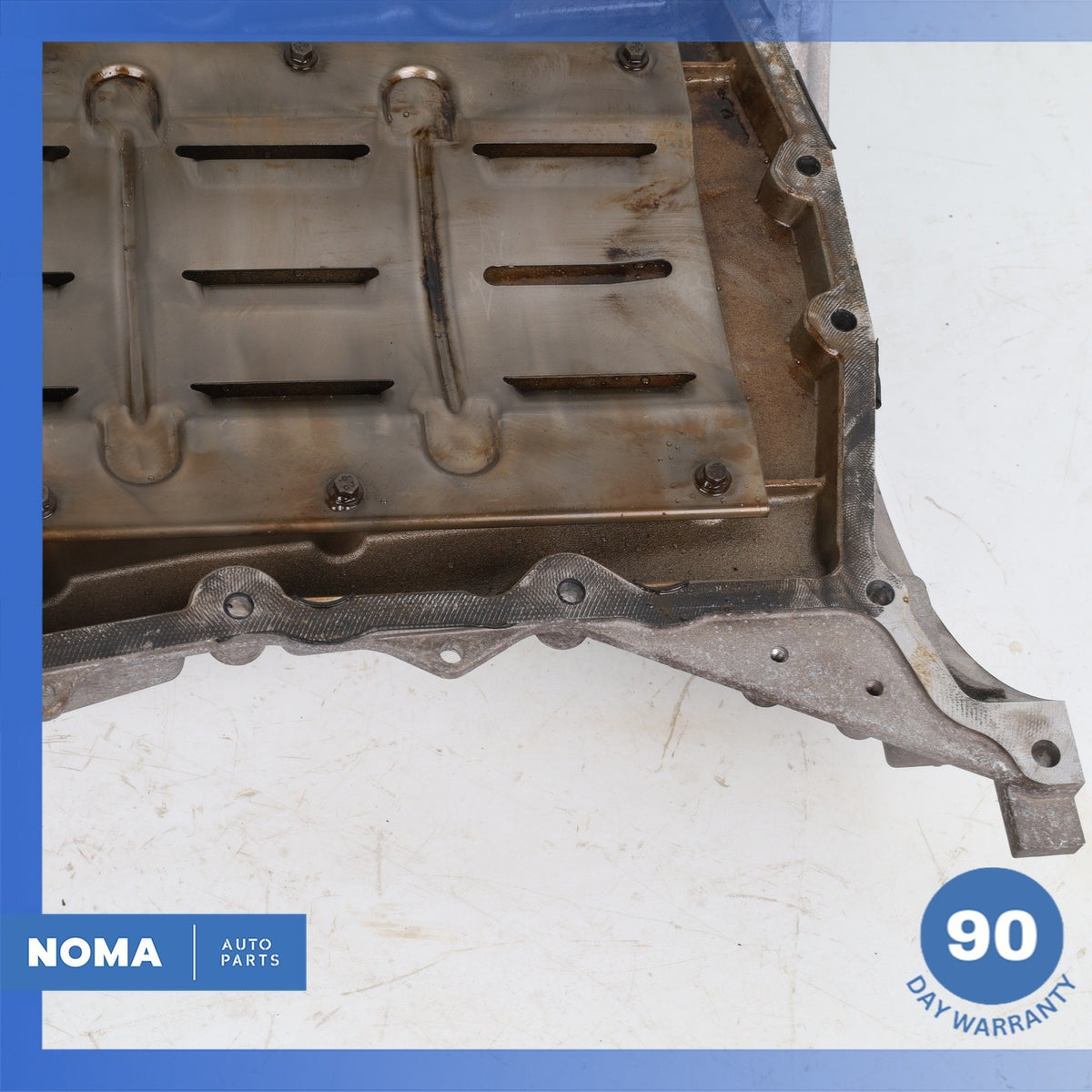 03-10 Jaguar X350 XJ8 S-Type 4.2L Engine Upper Oil Pan Sump 2W936C674DB OEM - photo 17