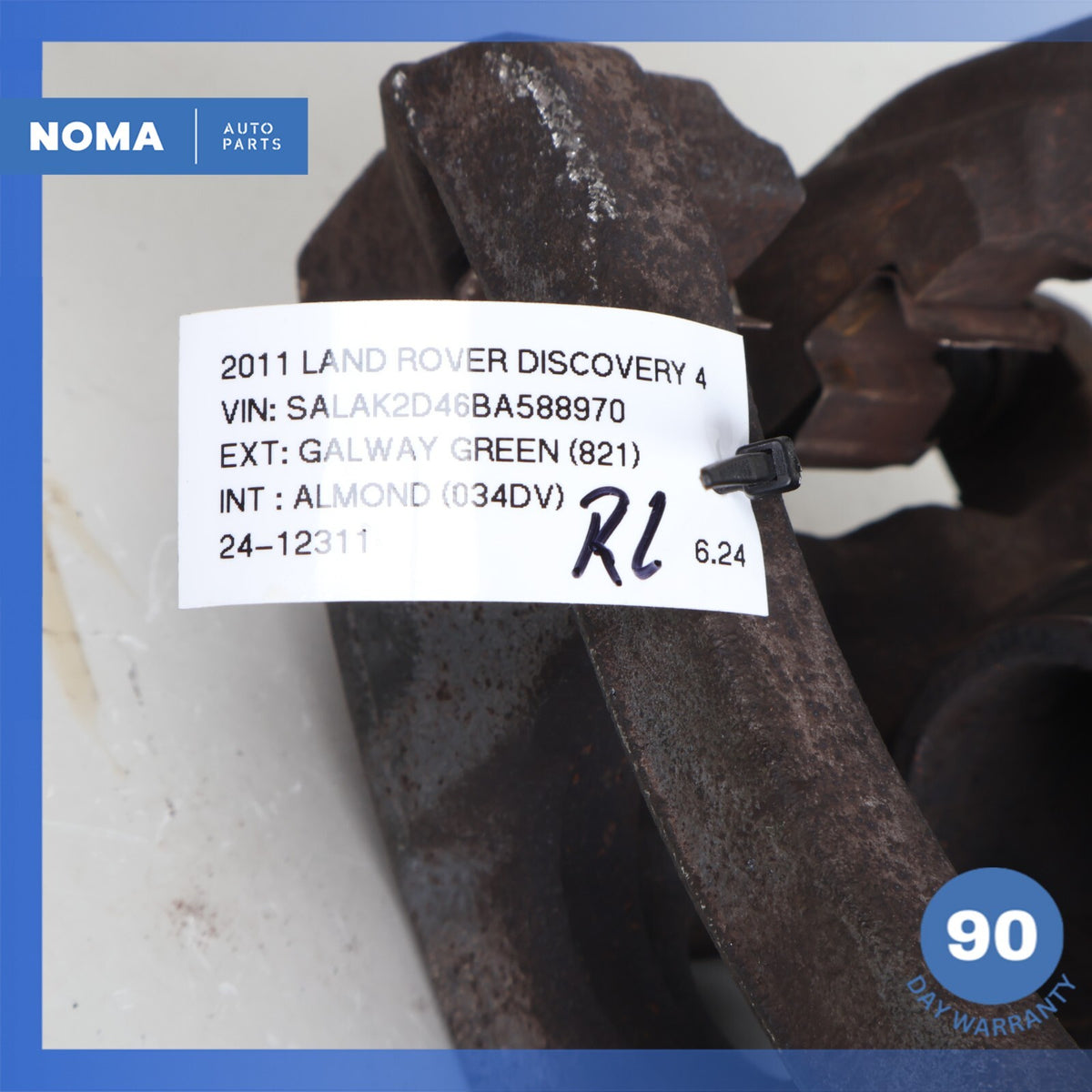 2011 Land Rover L319 LR4 Rear Left Driver Side Brake Caliper 8H2M2K327BB OEM - photo 17