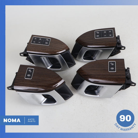 13-17 Range Rover Sport L494 L405 Interior Door Panel Door Handles Set Wood OEM - photo 1