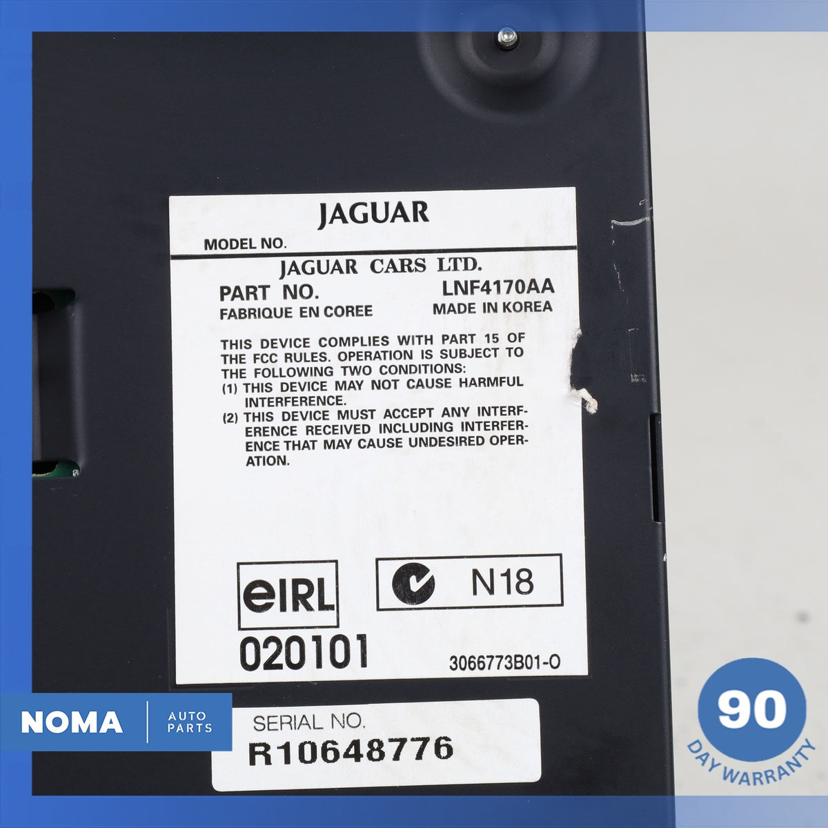 00-05 Jaguar X100 XKR XK8 XJ8 XJR Radio Audio Amplifier Amp LNF4170AA OEM - photo 10