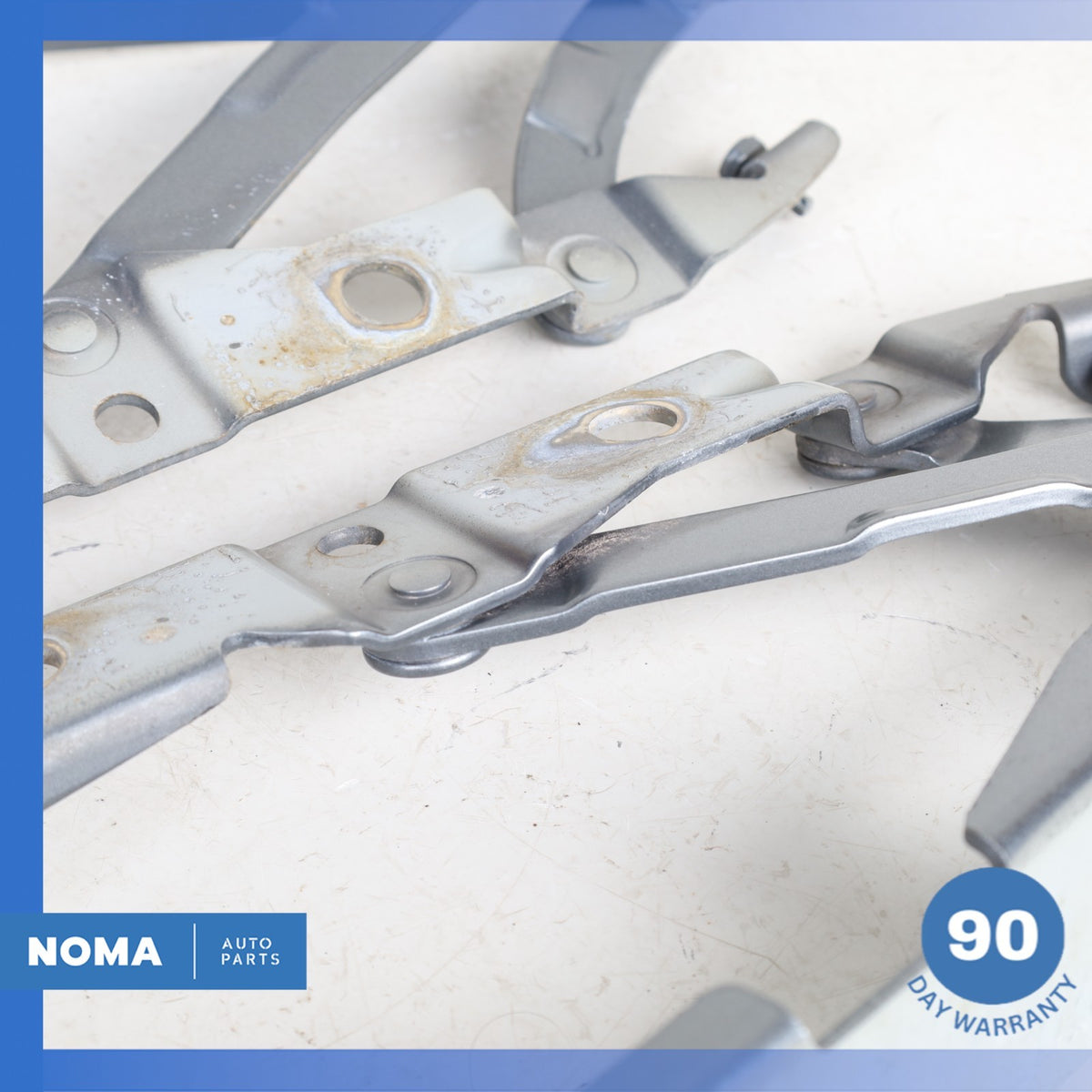 97-06 Jaguar X100 XKR XK8 Left & Right Trunk Boot Hinge Set of 2 Gray OEM - photo 11