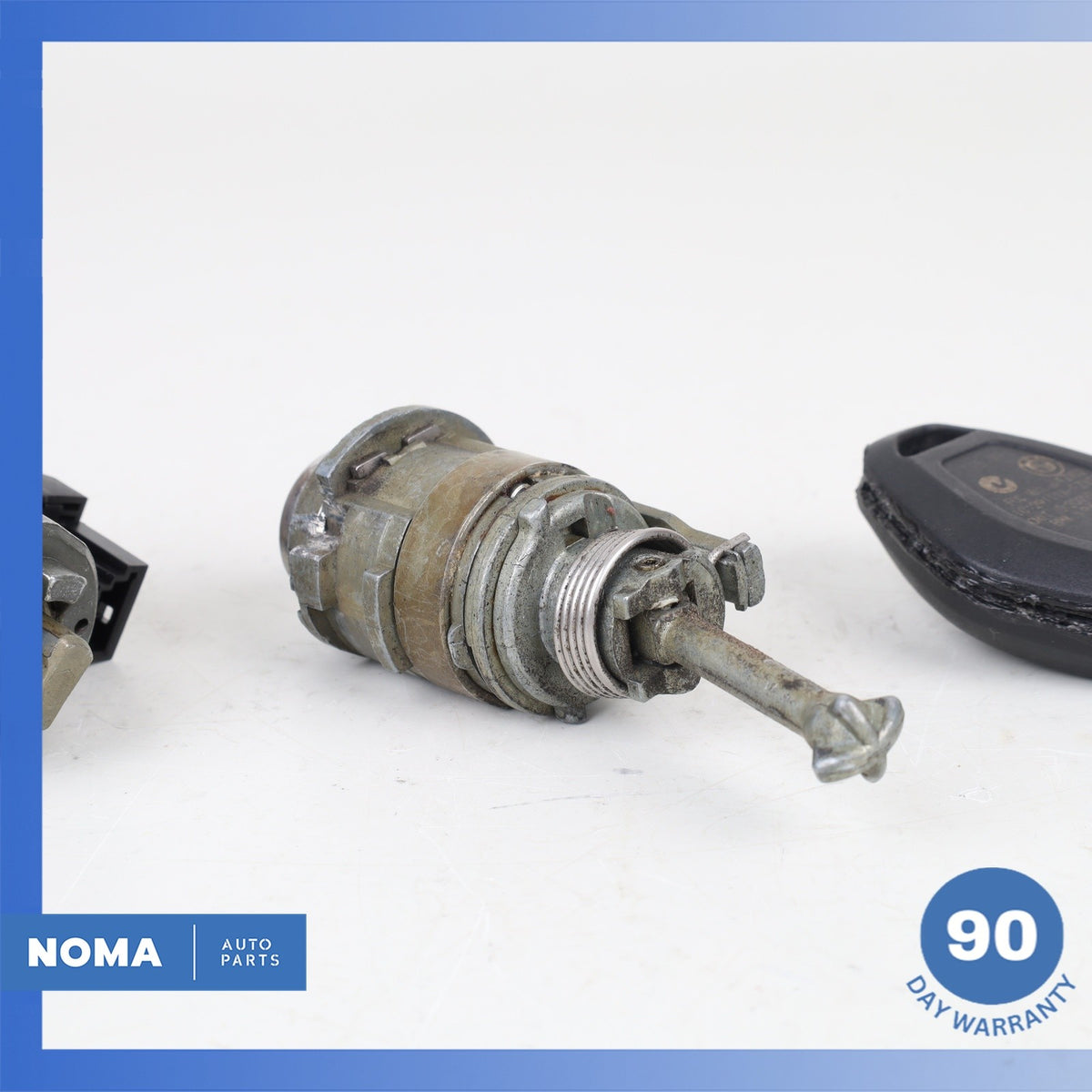 03-08 BMW E85 Z4 Trunk Ignition Safety Lock Barrel Set / Key 32307197330 OEM - photo 14