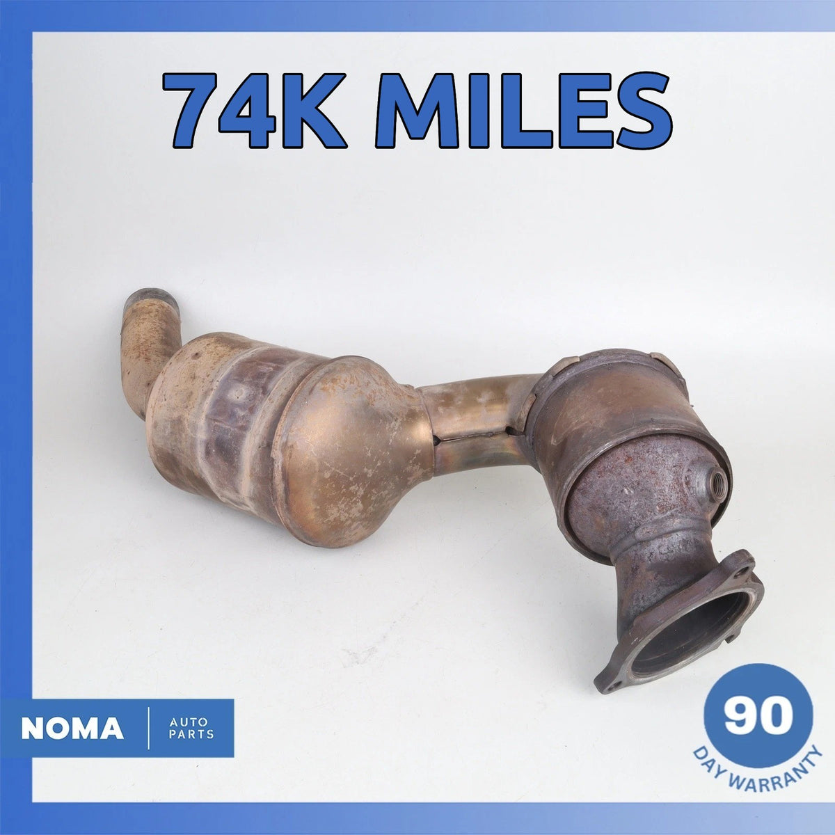 13-15 Jaguar X250 XF 2.0L 204PT Exhaust Downpipe CX235E212EE OEM 74k - photo 1