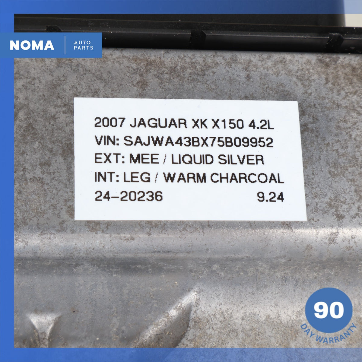 07-09 Jaguar X150 XK 4.2L ECM ECU Engine Control Module Computer Unit OEM - photo 12