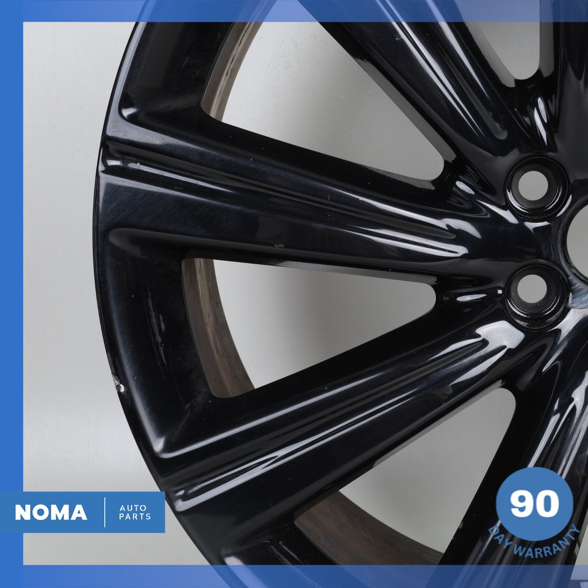 17-24 Jaguar X761 F-Pace Turbine 9 x R22 22" Wheel Rim Black OEM - photo 9