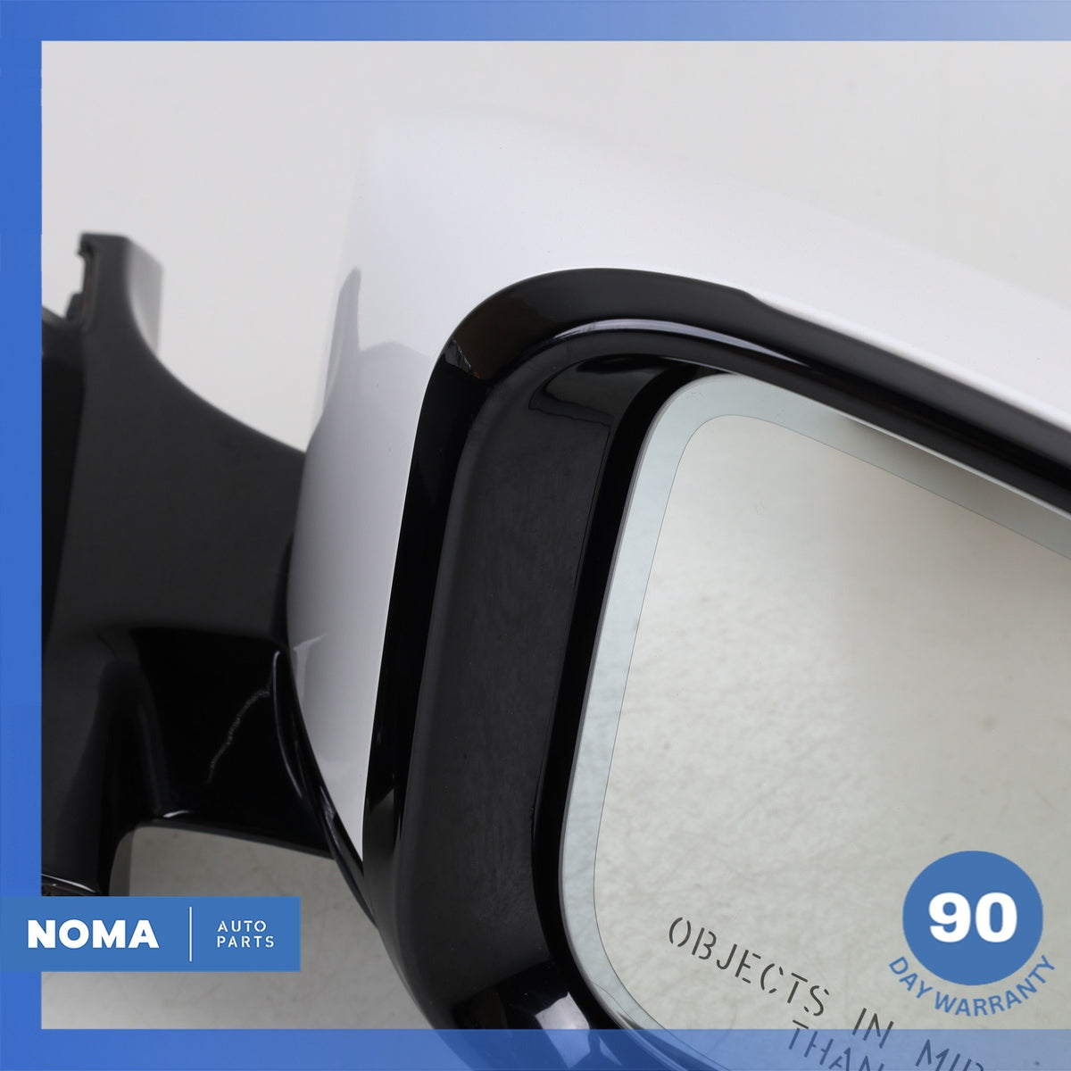 16-19 BMW G12 740i 750i Right Passenger Side Door Rear View Mirror White OEM 76k - photo 5