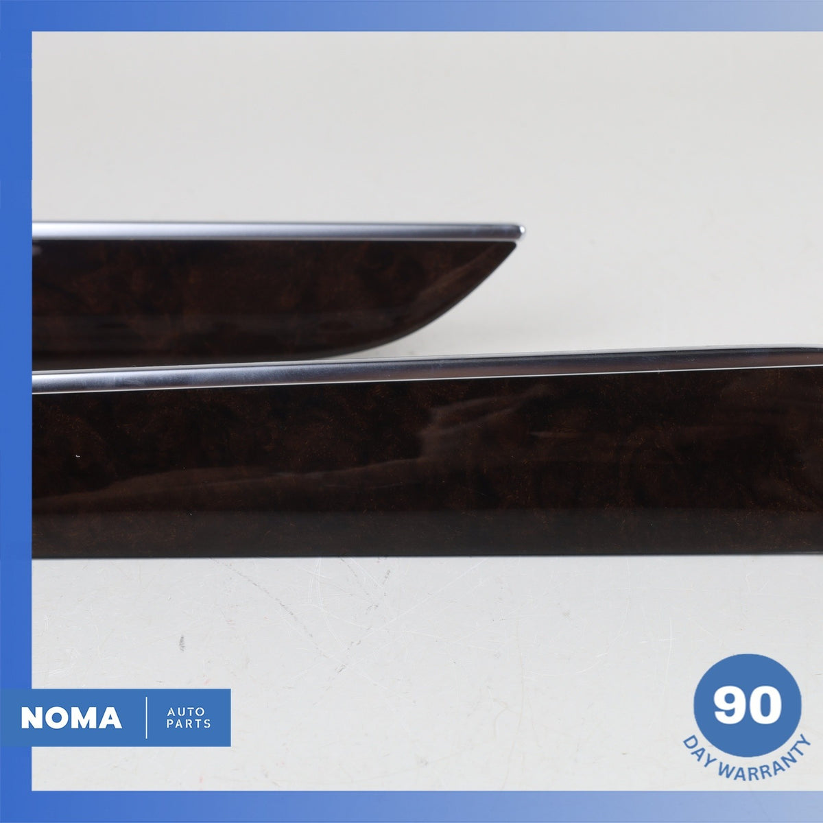 Audi 8U Q3 Rear Right & Left Door Cover Panel Trim Molding Set Wood OEM - photo 3