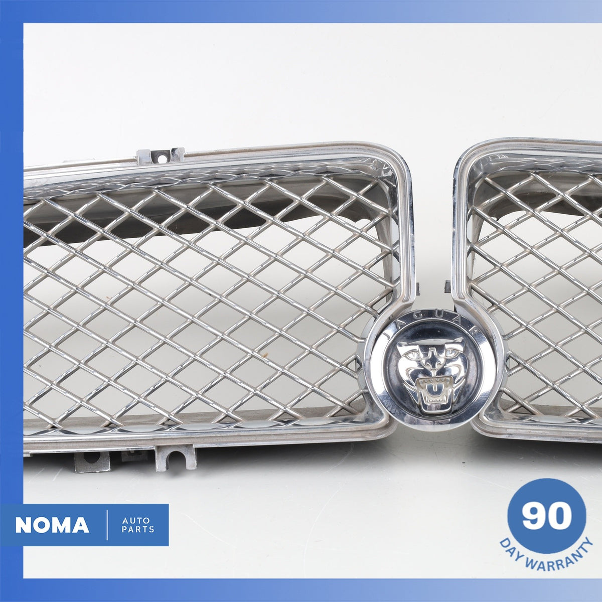 08-09 Jaguar X358 XJ8 XJR Left & Right Radiator Air Duct Grille Set C2C36786 OEM - photo 5