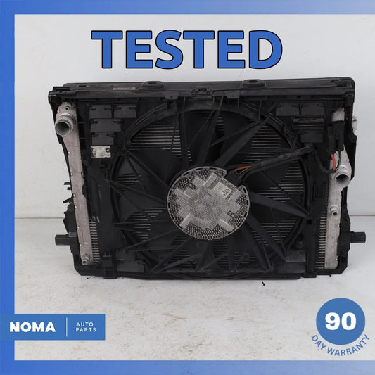 10-19 BMW F13 650i 550i Engine Cooling Radiator Fan A/C Condenser Assembly OEM - photo 1