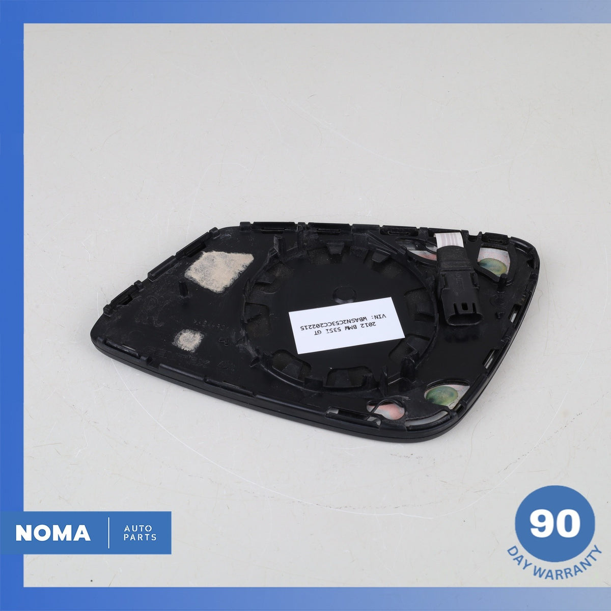 BMW F07 535i 550i GT Right Side Door Side Rear View Mirror Glass 7228612 OEM - photo 4