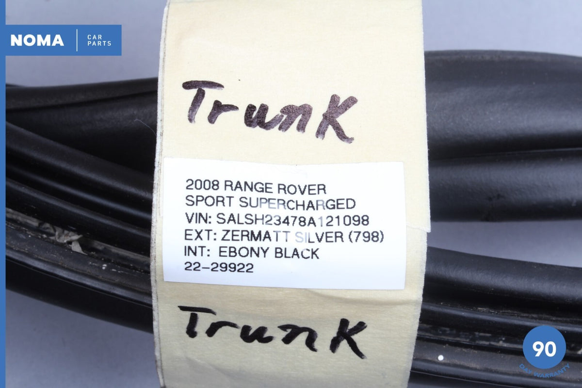 06-13 Range Rover Sport L320 Rear Trunk Boot Lid Tailgate Seal 5H3243712DA OEM - photo 18