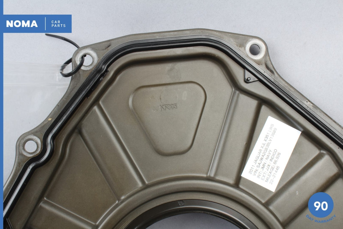 10-14 Jaguar XJ XJL XJR X351 Engine Motor Crankshaft Rear Cover 8W936M052AB OEM - photo 10