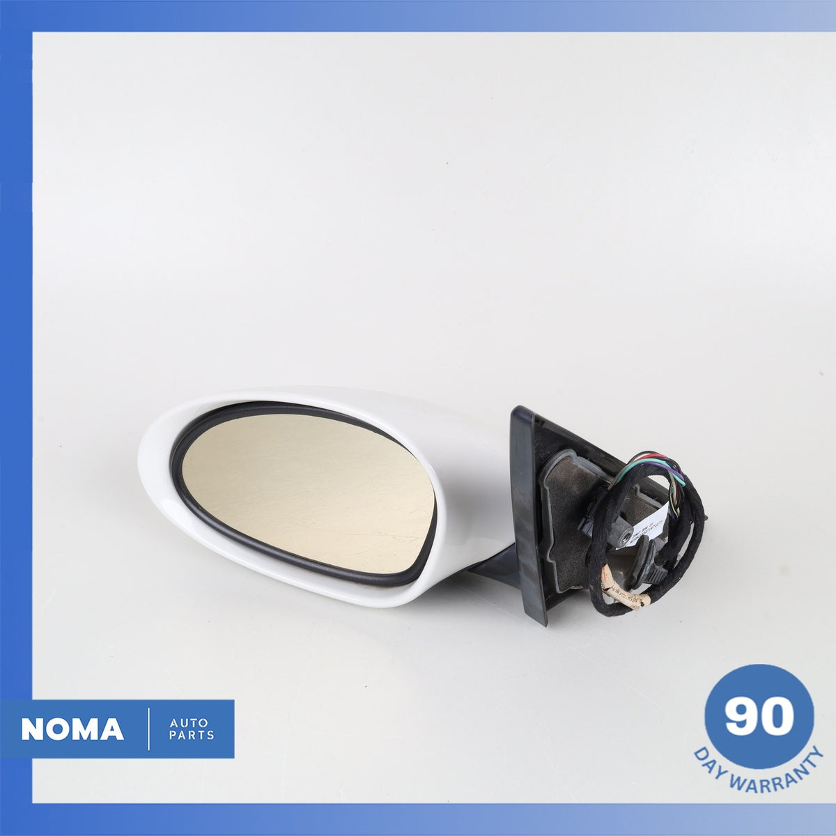 03-08 BMW E85 Z4 Left Side Rear View Door Mirror White OEM - photo 2