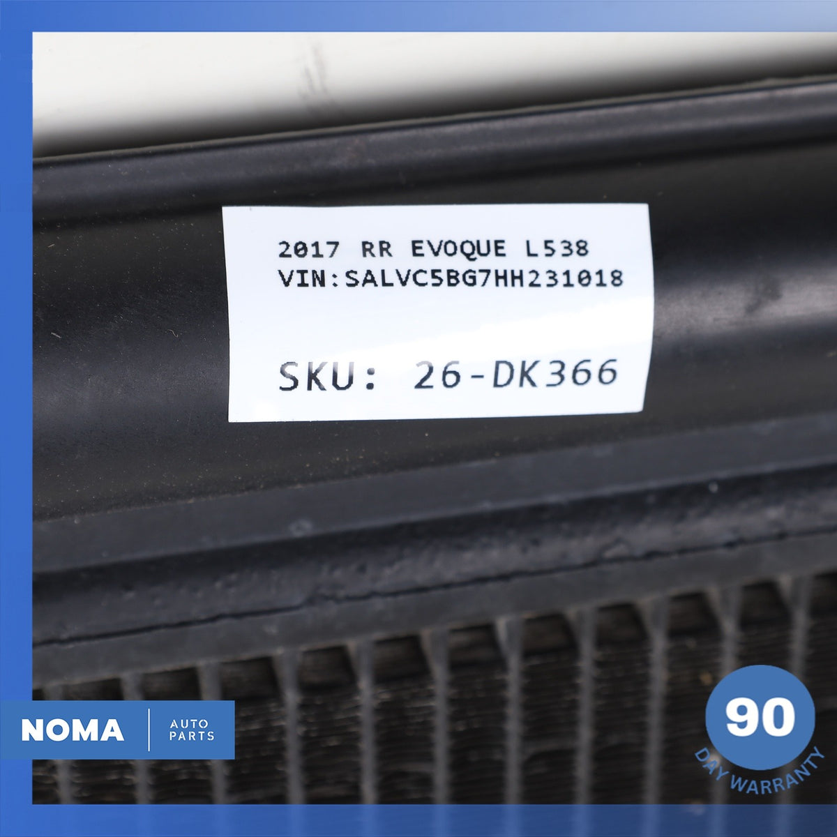 08-17 LR Range Rover L538 L550 L359 AC Air A/C Condenser Cooler 9G9119710BA OEM - photo 13