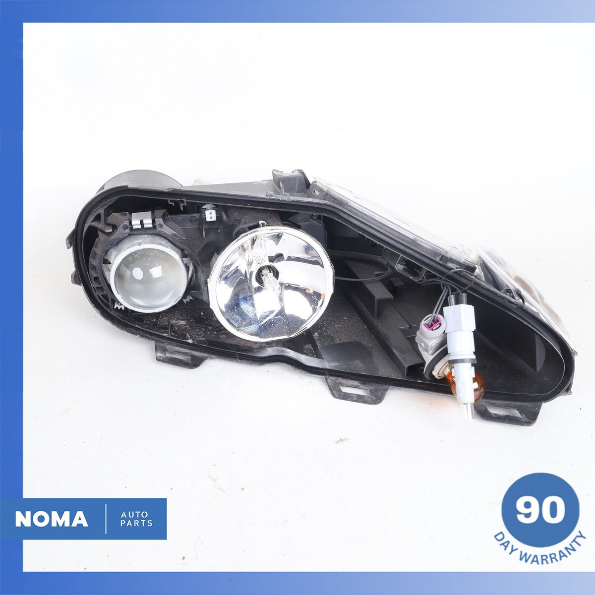 03-06 Jaguar X100 XK8 Right Headlight Lamp Xenon HID Black Back OEM FOR PARTS - photo 2