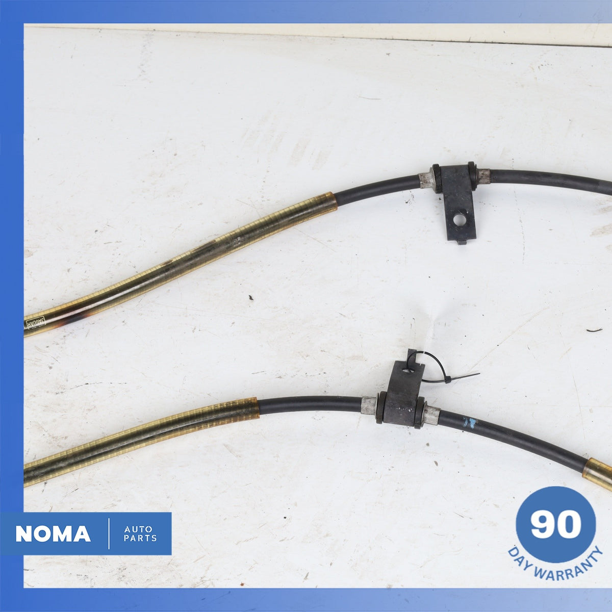 Jaguar X351 XJ Left & Right Side Parking Brake Cable Set AW932A635BA OEM - photo 3