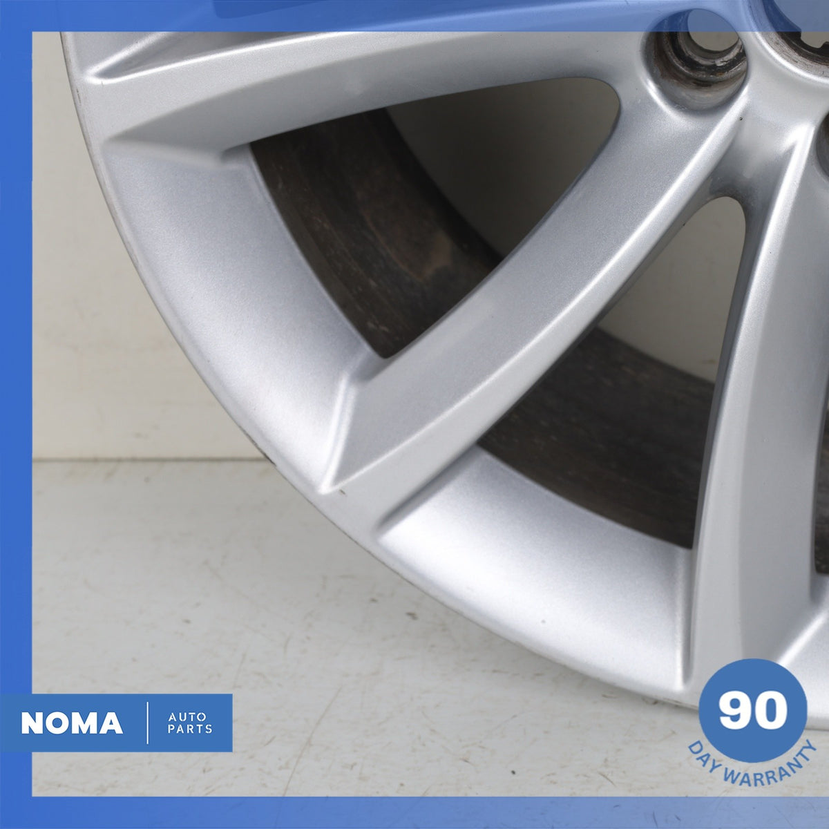 14-24 Jaguar X152 F-Type Propeller 8.5 x R19 19" Front Wheel Rim Silver OEM - photo 6
