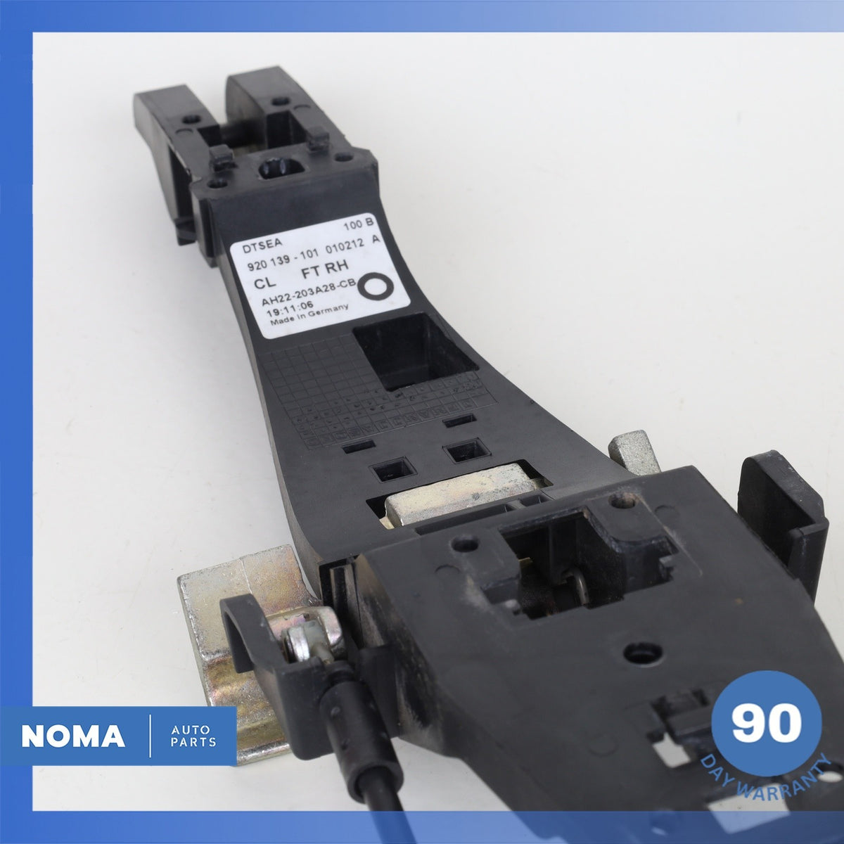 10-13 LR Range Rover Sport L320 Front Right Door Lock w/ Handle Bracket OEM - photo 10