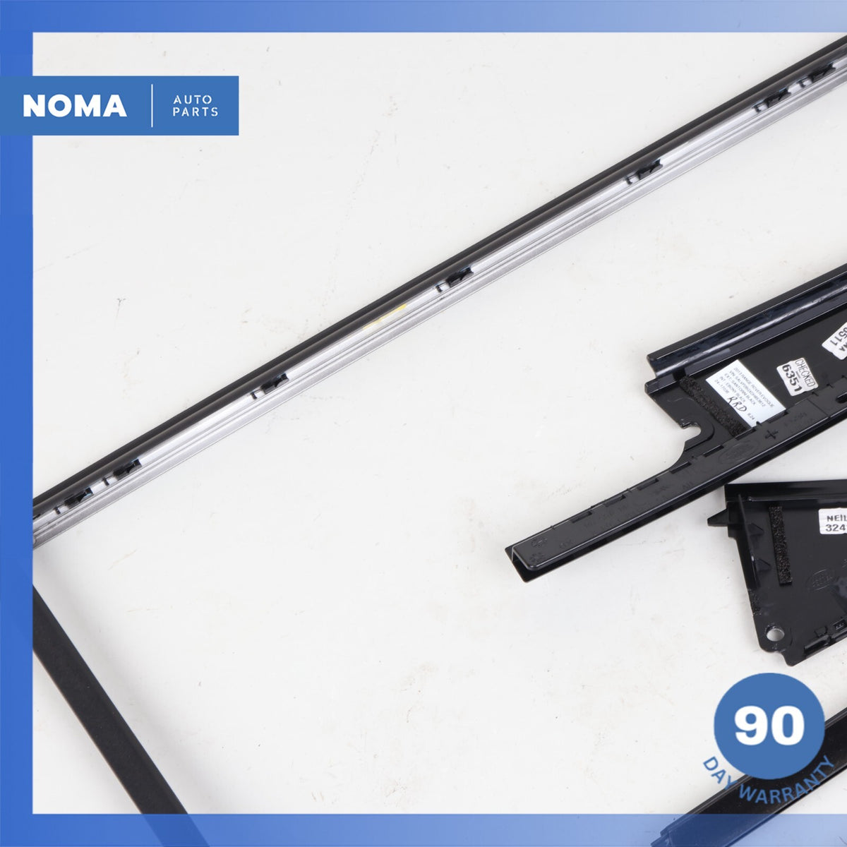 12-19 LR Range Rover Evoque L538 Rear Right Outer Door Window Molding Set OEM - photo 12