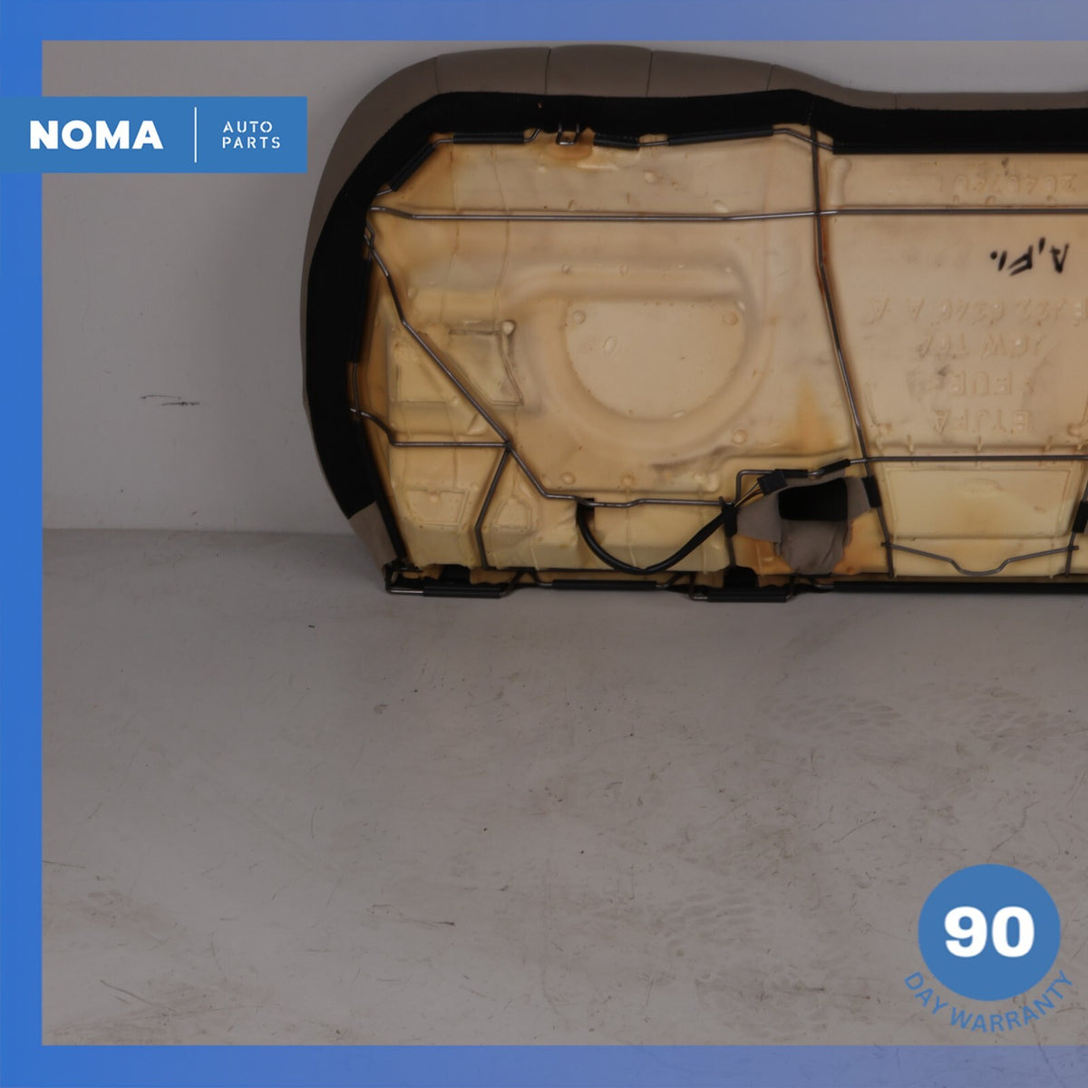12-15 LR Range Rover Evoque L538 Rear Back Lower Bottom Seat Cushion Beige OEM - photo 13