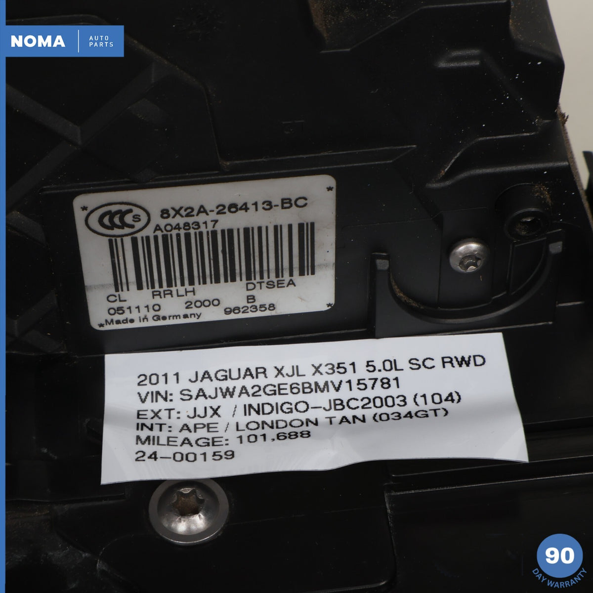 10-13 Jaguar XJL X351 Rear Left Side Door Lock Latch Actuator 8X2A26413BC OEM - photo 17