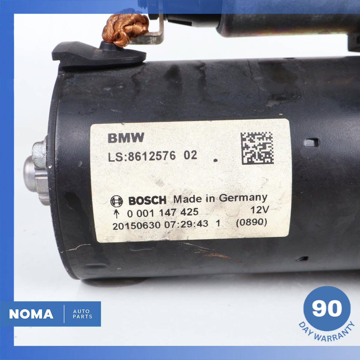BMW F10 528i Engine Motor Starter 12418612576 OEM - photo 8