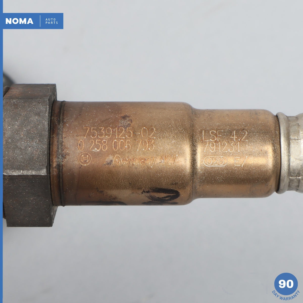 06-10 BMW 650i E64 Right Up & Down Stream Lambda Heated Oxygen Sensor Set OEM - photo 12