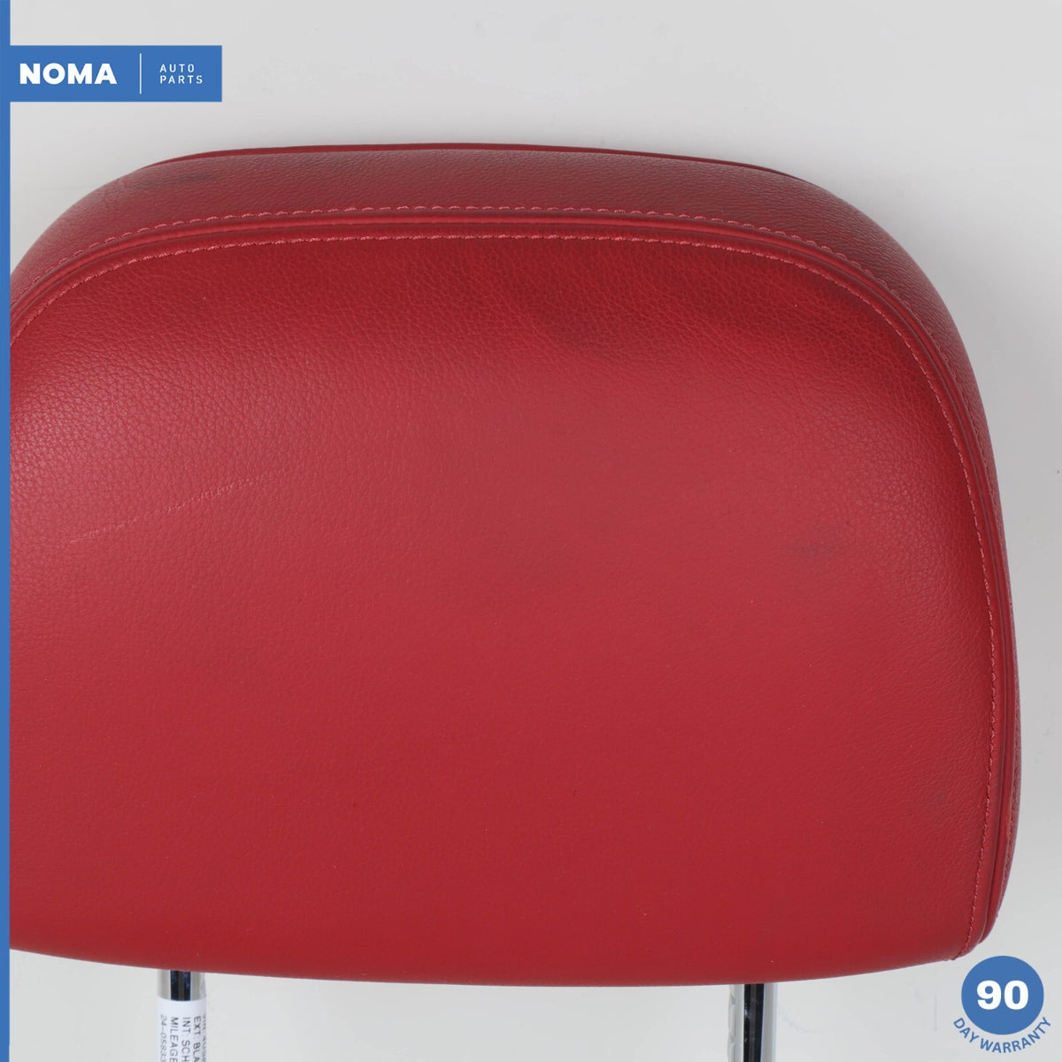 03-08 BMW E85 E86 Z4 Front Right or Left Side Headrest Head Rest Red OEM - photo 4