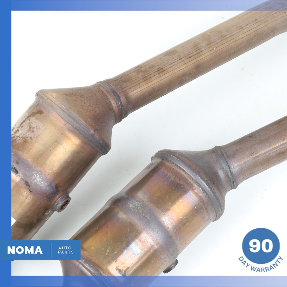 16-19 Jaguar X351 XJL XJ 3.0L Left & Right Side Exhaust Downpipe Set OEM - photo 5