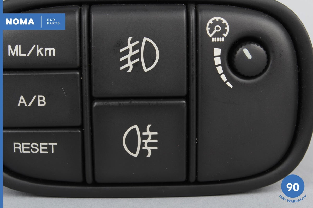 03-08 Jaguar X204 S-Type Dashboard Fog Light Dimmer Trip Reset Switch OEM - photo 3