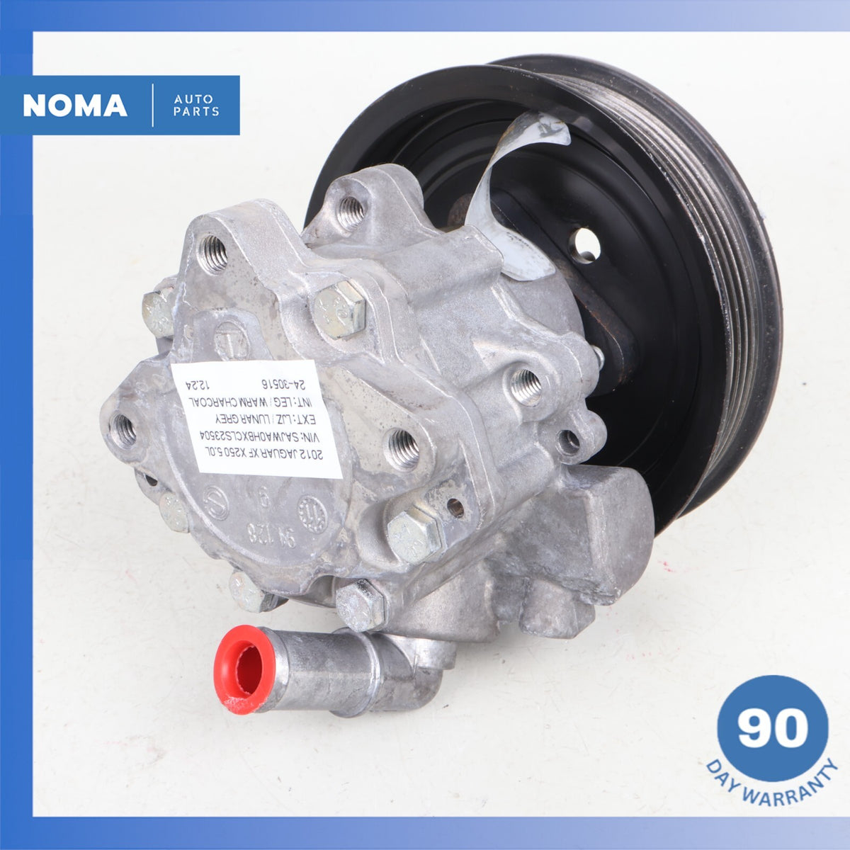 10-19 Jaguar X250 XF 3.0L 5.0L Power Steering Pump Assembly 8W933D673DA OEM - photo 6