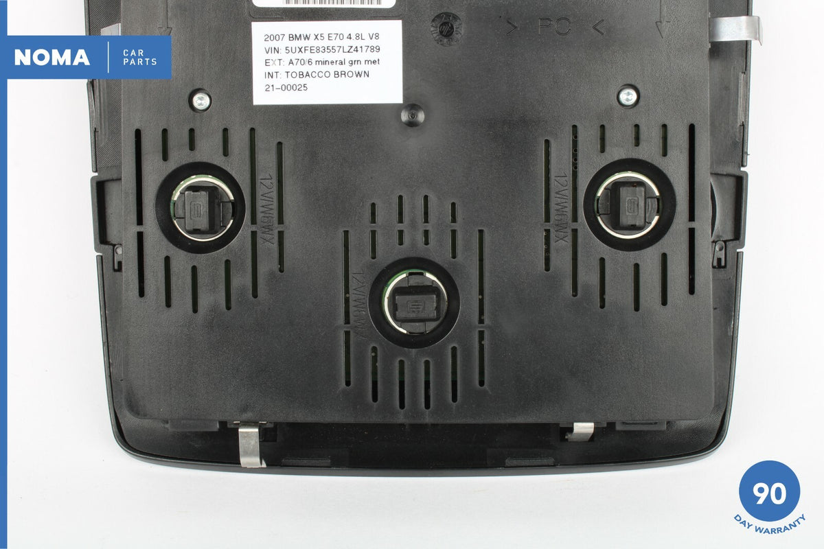 07-13 BMW X5 E70 X6 E71 Front Roof Dome Reading Light w/ Sunroof Switch OEM - photo 10