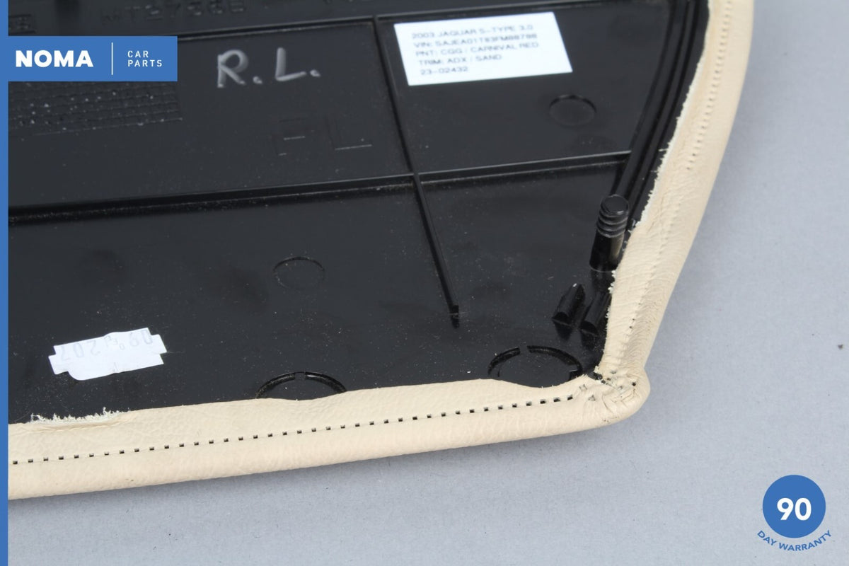 03-08 Jaguar S-Type X204 Rear Left Driver Side Door Panel Wood Trim ADX OEM - photo 14