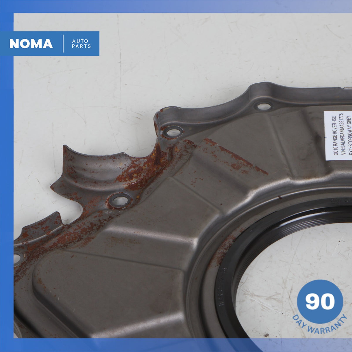 2010 LR Range Rover L322 Engine Motor Crankshaft Rear Cover 8W936M052AB OEM - photo 5