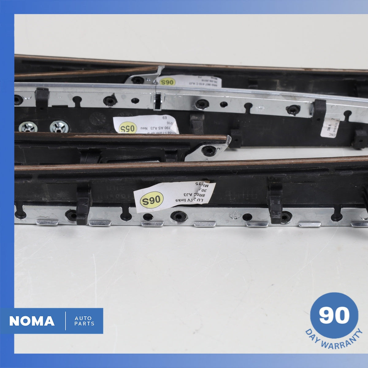 09-17 Audi 8RB Q5 SQ5 Front & Rear Interior Door Panel Molding Trim Wood Set OEM - photo 13