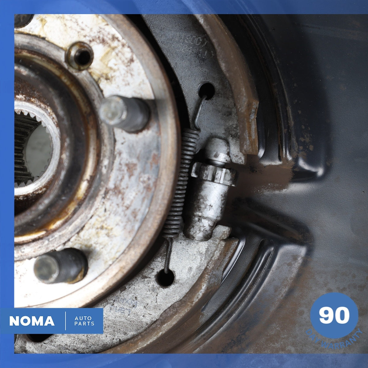 10-12 Land Rover Range Rover L322 Rear Left Spindle Knuckle Hub w/ Shield OEM - photo 3